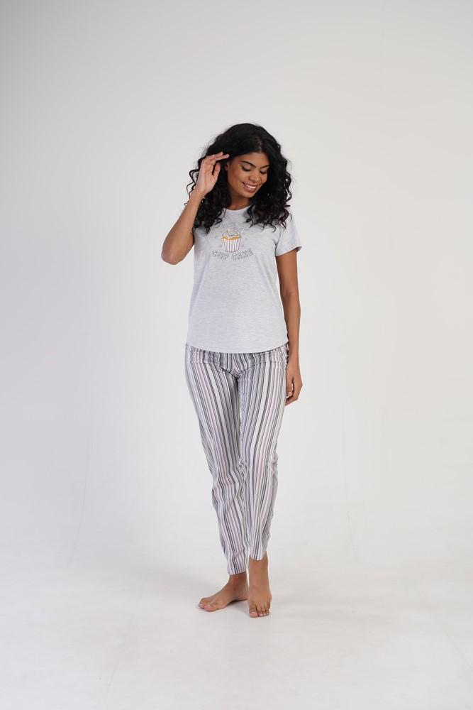 Пижама Vienetta 311056x39 женская L Светло-розовый - фото 4 Пижама Vienetta 311056x39 женская L Светло-розовый - фото 4