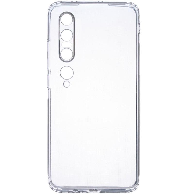 Противоударный TPU Чехол GETMAN Transparent 1,0 mm для Xiaomi Mi 10 / Mi 10 Pro Бесцветный (прозрачный)