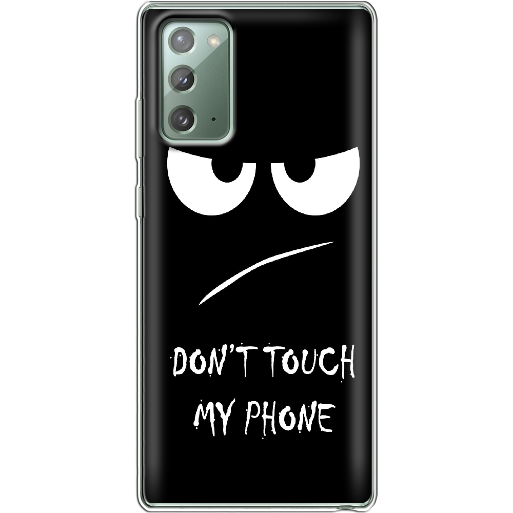 Чехол Boxface Samsung N980 Galaxy Note 20 Don't Touch my Phone Прозрачный силикон (40568-up535-40568)