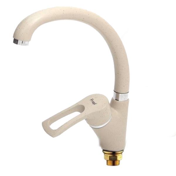 Змішувач для кухні Frap F4166-10 1034131 одноважільний Бежевий (102355) Змішувач для кухні Frap F4166-10 1034131 одноважільний Бежевий (102355)
