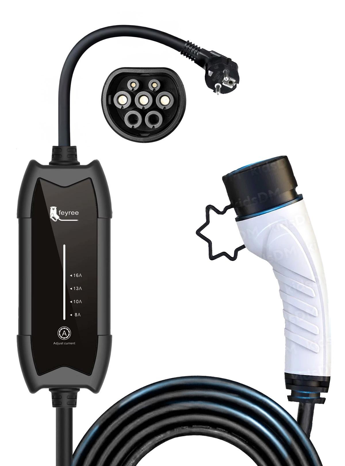 Зарядка для электромобиля Type 2 3.5 кВт 16А Черный (73487)