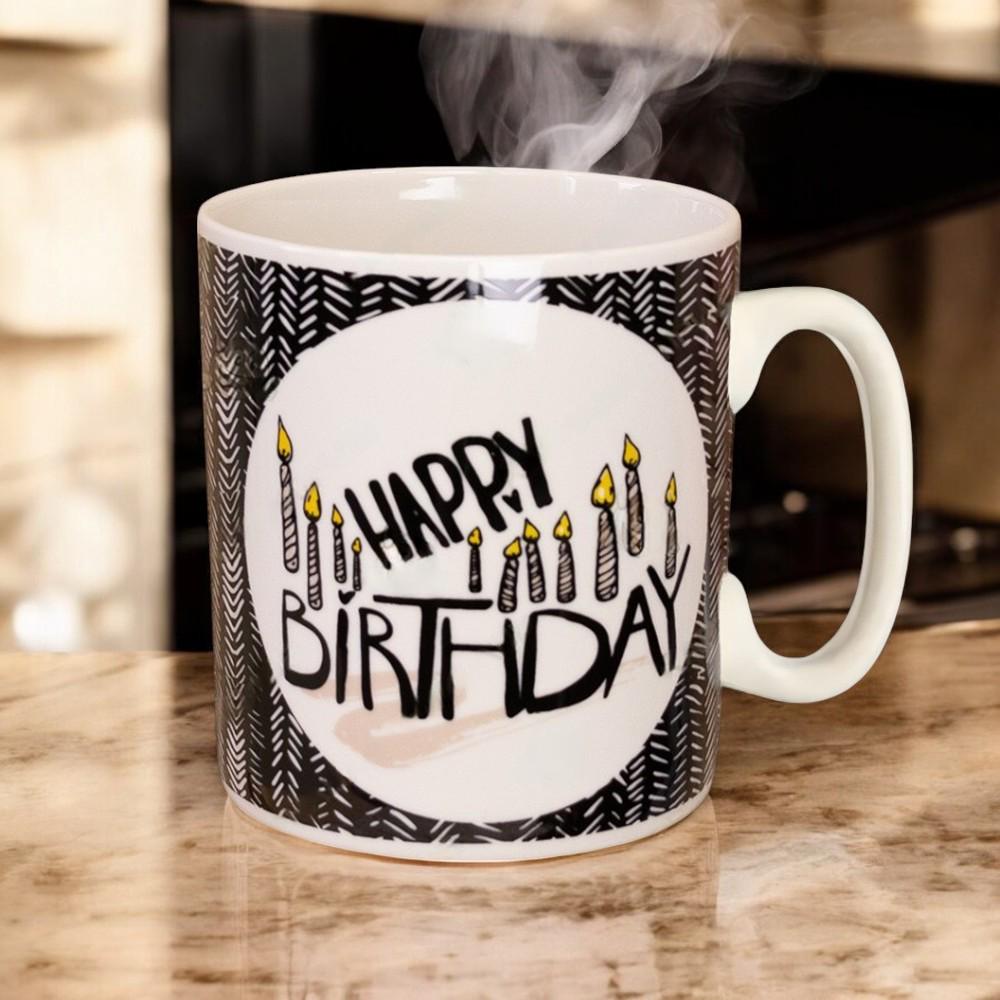 Большая керамическая кружка "Happy Birthday" 1 л - фото 8