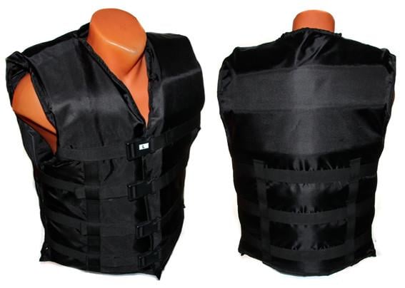 Жилет страховочный LIFEVEST 50-70 кг Черный (cher2-1) - фото 2