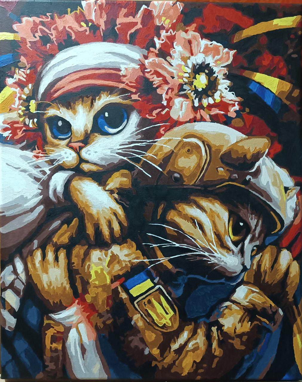 Картины по номерам Brushme "Киса Берегиня" 40х50 см (BS53689) - фото 4 Картины по номерам Brushme "Киса Берегиня" 40х50 см (BS53689) - фото 4