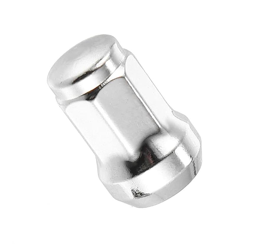 Гайка колесная M12x1,25x32 мм конус хром ключ 17 Subaru/Suzuki/Niva/Nissan/Infiniti/Matiz для узких отверстий в диске (35452636)