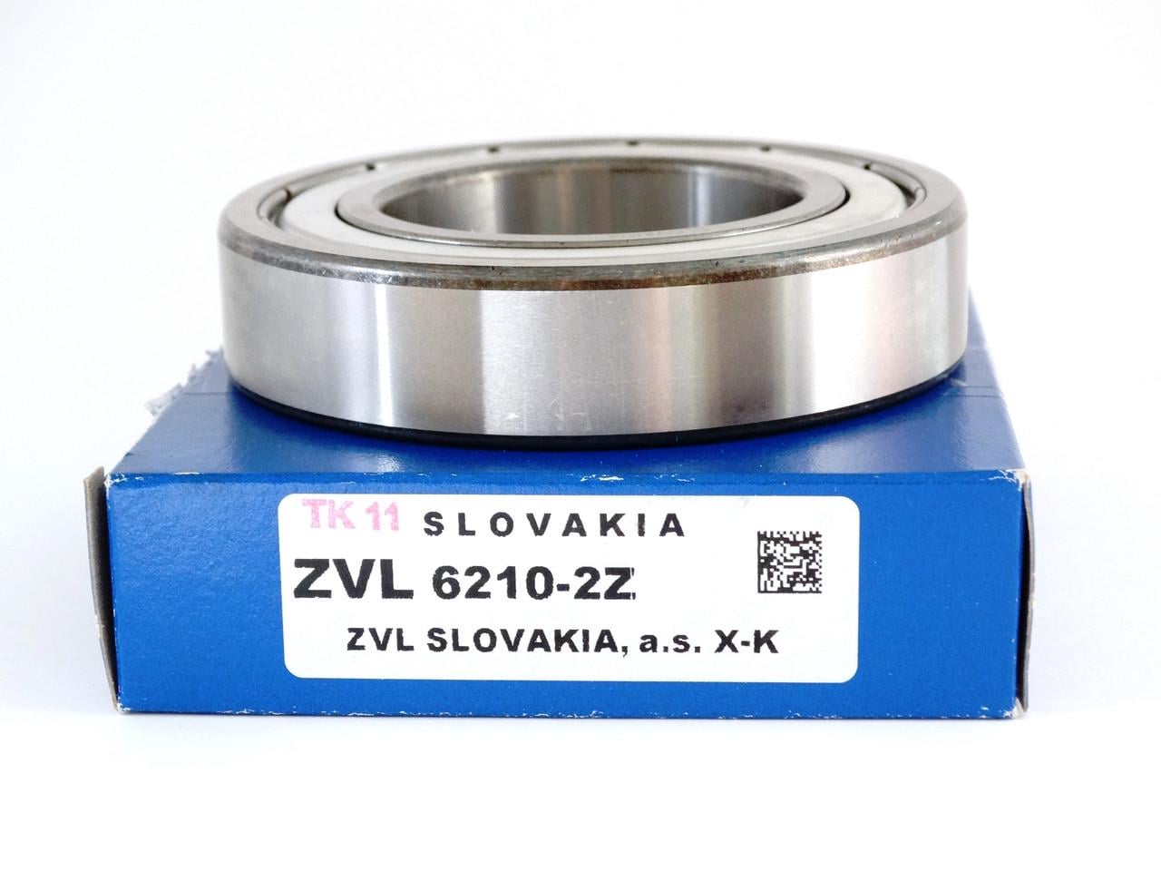 Підшипник ZVL SLOVAKIA 6210 2Z закритий (p566)