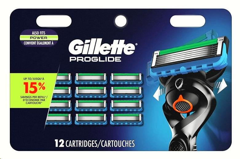 Картриджи сменные для бритья мужские Gillette ProGlide Power США 12 шт.