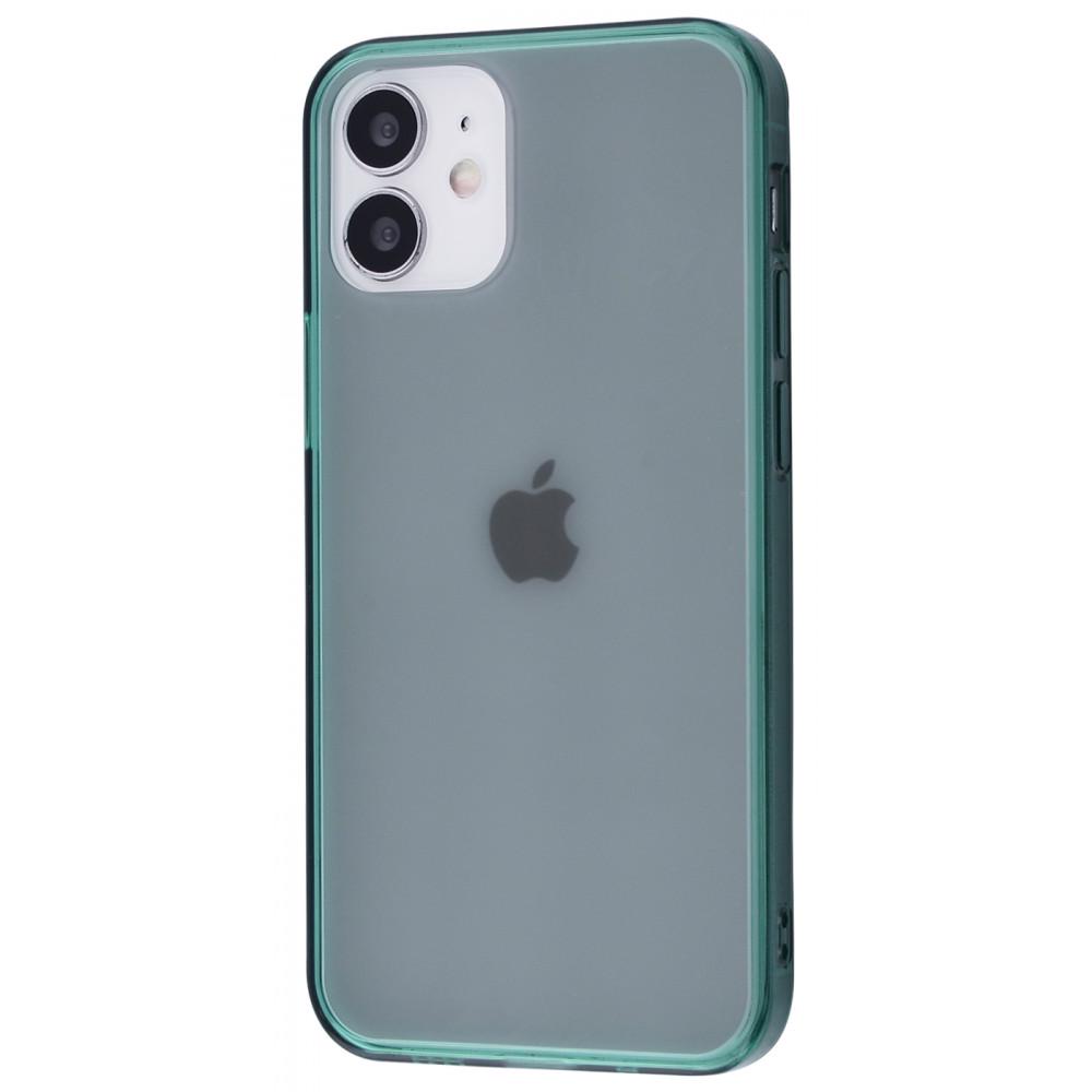 Чохол BaSEus Frosted Glass Protective case для iPhone 12 mini Dark Green