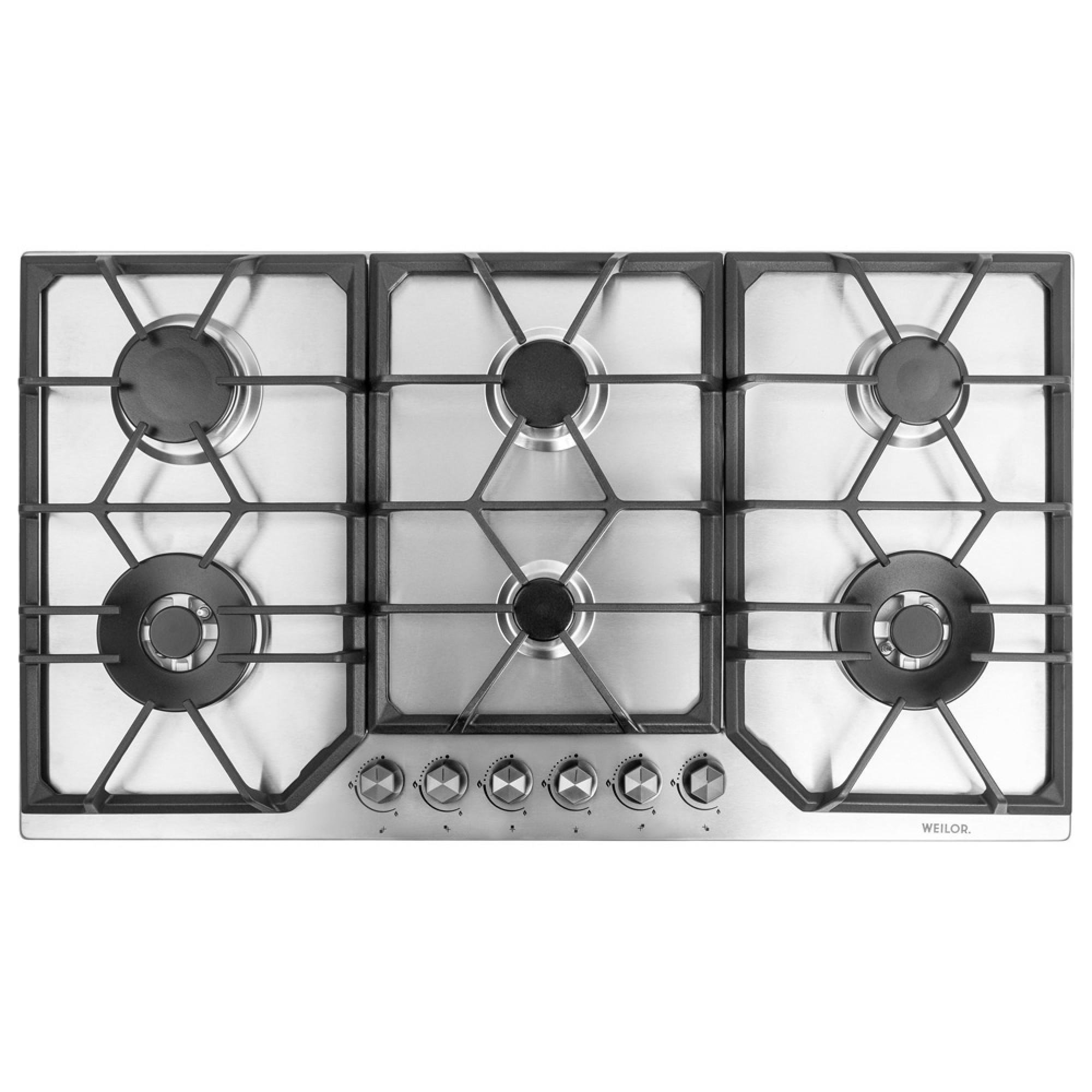 Варочная поверхность газовая WEILOR GM W 904 SS Варочная поверхность газовая WEILOR GM W 904 SS