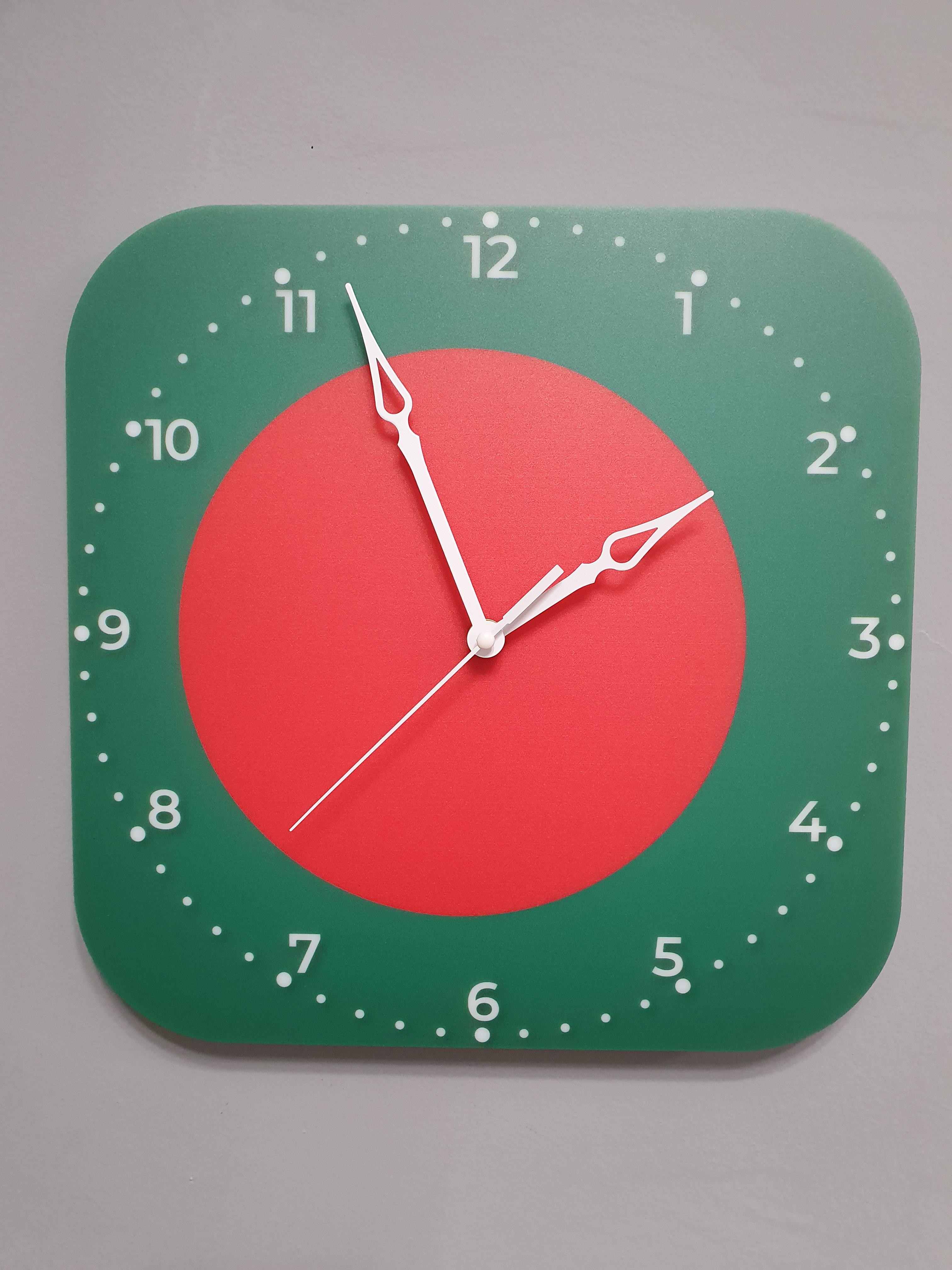 Часы настенные флаг Бангладеш (3694)