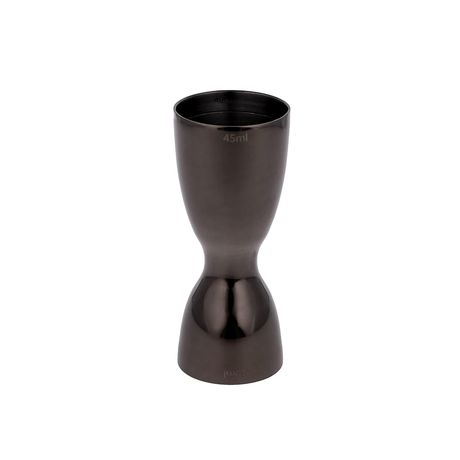 Джиггер Olin&Olin мерный стакан 30/45 мл с делениями 10/15/20/22,5/40 мл Черный Джиггер Olin&Olin мерный стакан 30/45 мл с делениями 10/15/20/22,5/40 мл Черный