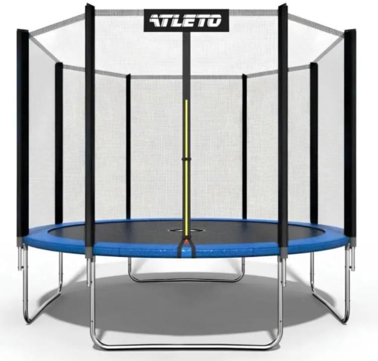 Батут детский Atleto сеткой 374 см (190)