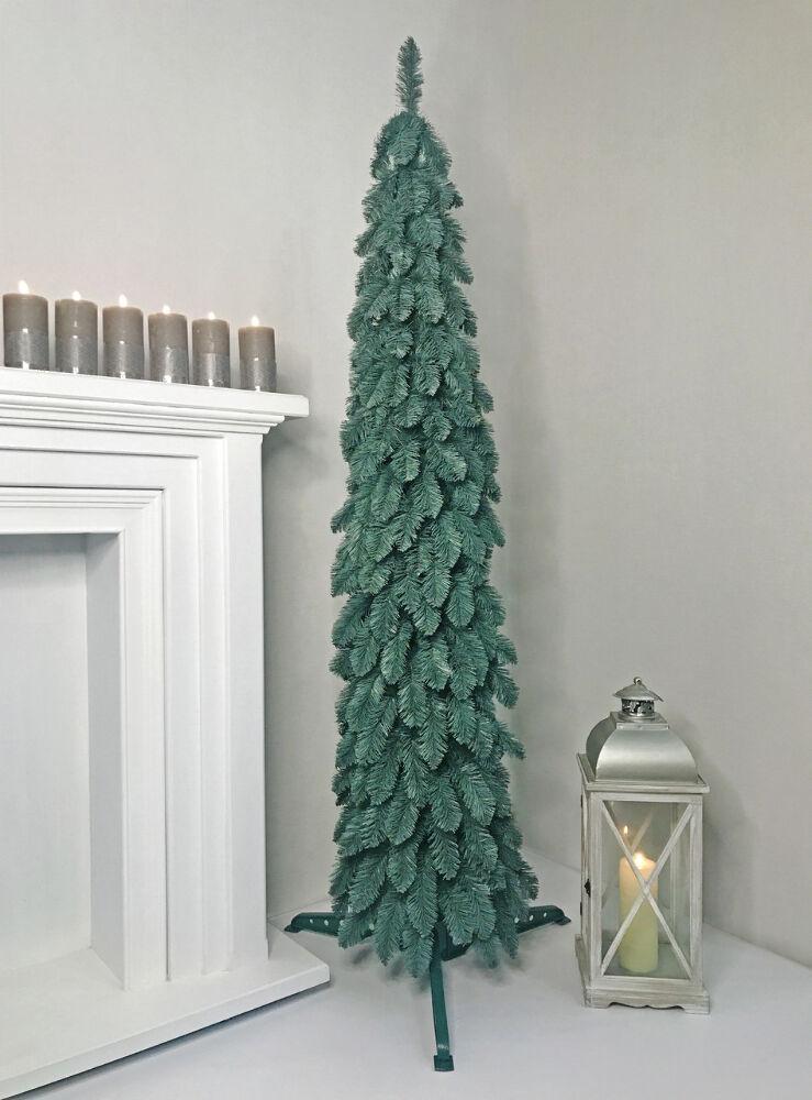 Ялинка штучна Альпійська вузька 180 см блакитна