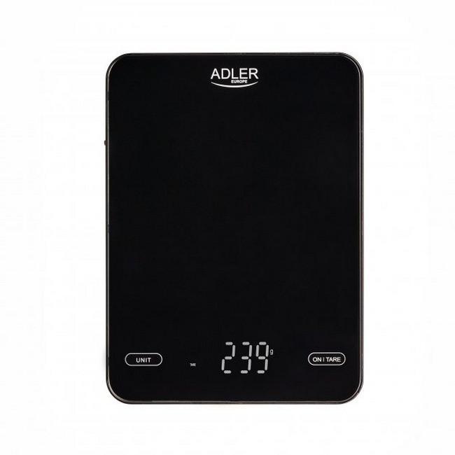 Весы кухонные Adler AD 3177b до 10 кг Black (iz14568) - фото 4