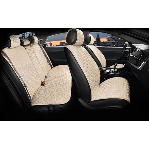 Накидки на сиденья MILANO комплект бежевые (EL 700 304)