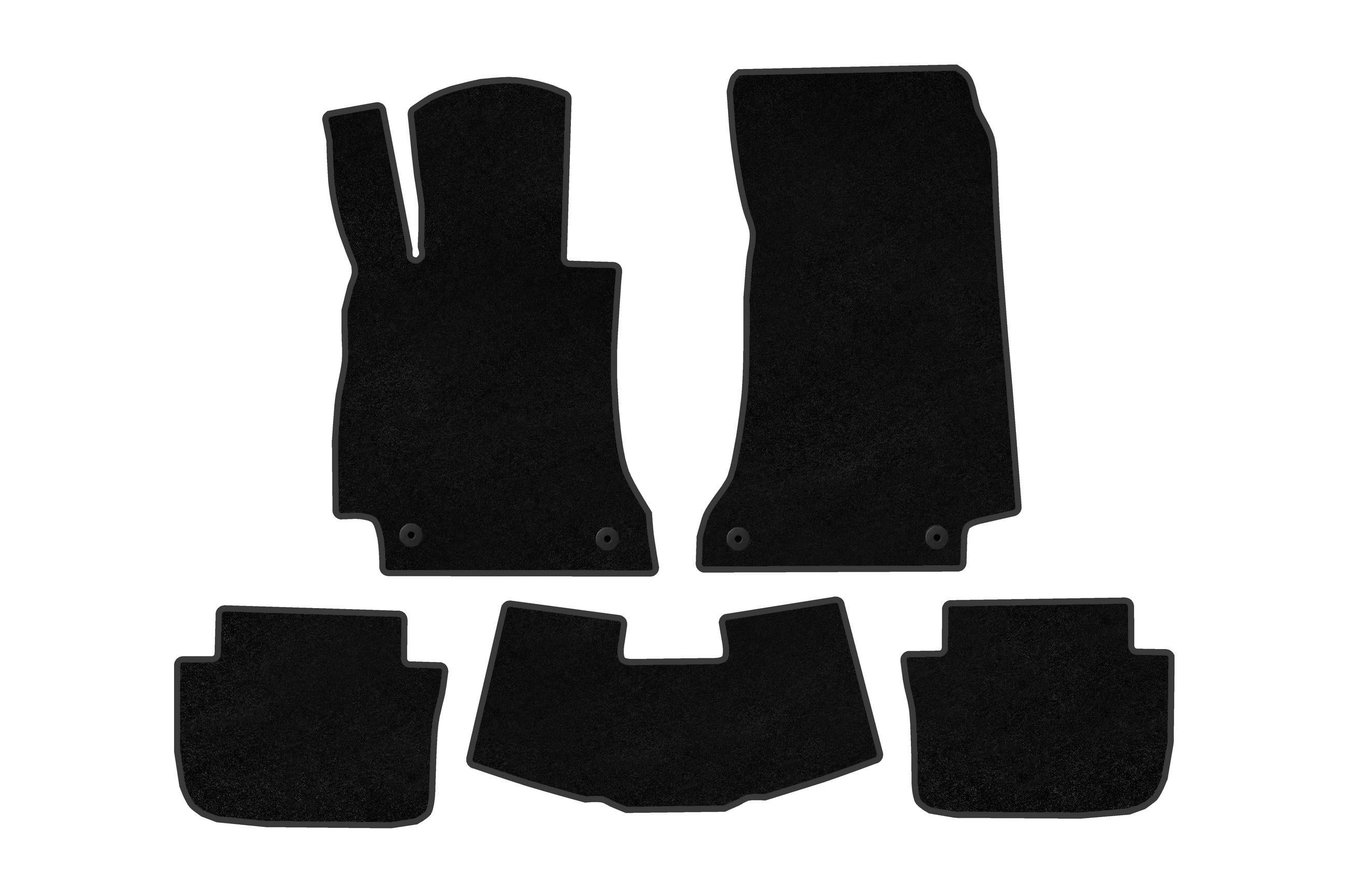 Коврики автомобильные Digital Designs Deluxe для Mercedes E-сlass W214 2023- гг. ткань Черный (185088)