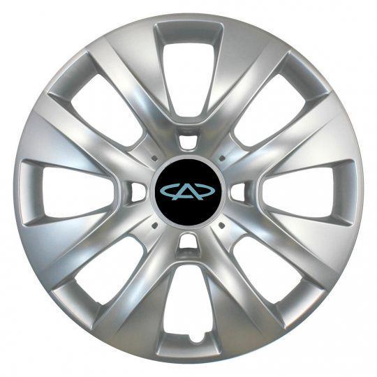 Автомобильные колпаки SKS 334 R15 с логотипом Chery 4 шт. Серебристый Автомобильные колпаки SKS 334 R15 с логотипом Chery 4 шт. Серебристый