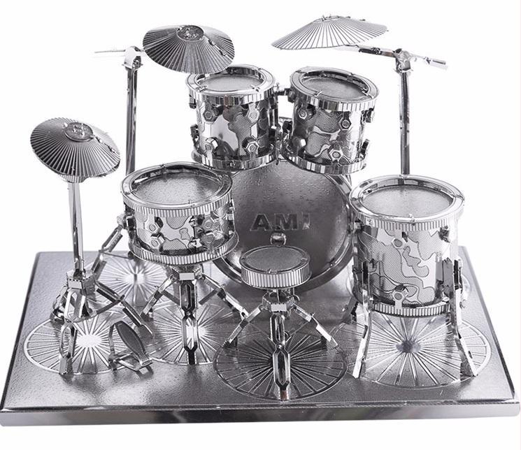 Колекційна модель PIECECOOL DRUM SET P032-S Silver - фото 3