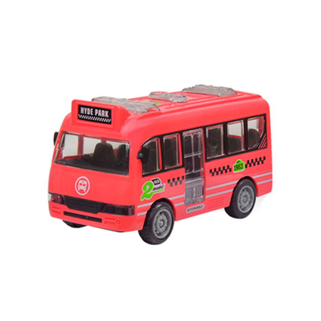 Автобус школьный инерционный металлический 13 см Красный (2759541099)