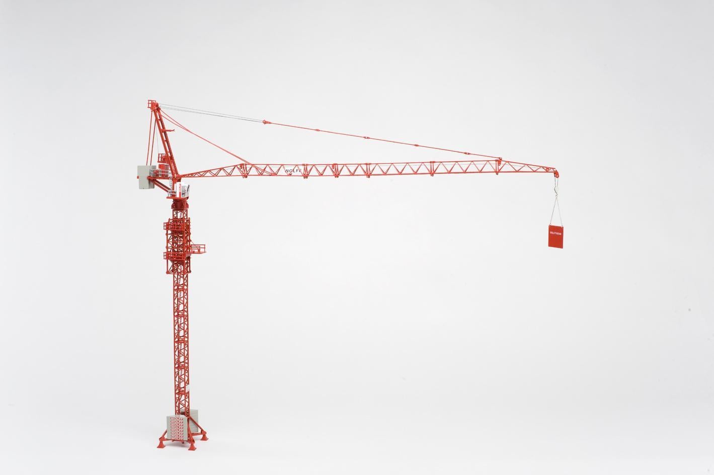 Кран баштовий WOLFF 355 B HF Машина ігрова модель 1 87