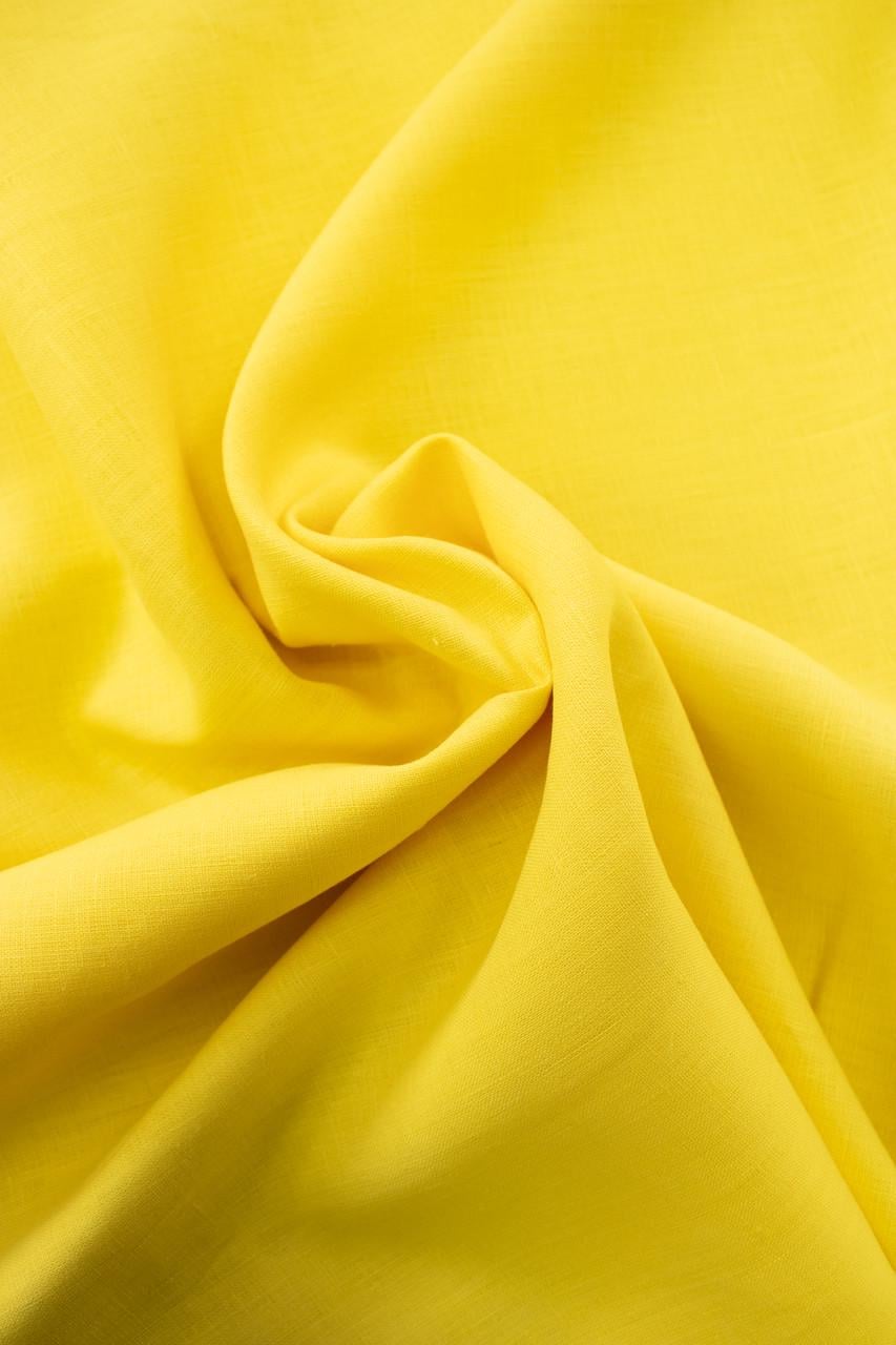 Ткань льняная рубашечная 00с6 135 г/м2 цвет 1490 Aurora 12-0642 TCX 100% лен Желтый (OBR840_1490) Ткань льняная рубашечная 00с6 135 г/м2 цвет 1490 Aurora 12-0642 TCX 100% лен Желтый (OBR840_1490)