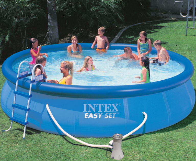 Бассейн надувной с фильтрующим насосом и лестницей 457х107 см (28443423) - фото 9 Бассейн надувной с фильтрующим насосом и лестницей 457х107 см (28443423) - фото 9