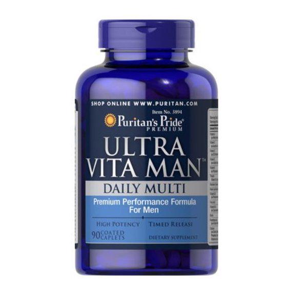 Витаминно-минеральный комплекс Puritan's Pride Ultra Vita Man Time Release 90 caplets Витаминно-минеральный комплекс Puritan's Pride Ultra Vita Man Time Release 90 caplets