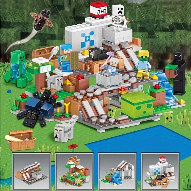 Конструктор Minecraft Большой горный пещерный лифт 437 дет. - фото 2 Конструктор Minecraft Большой горный пещерный лифт 437 дет. - фото 2