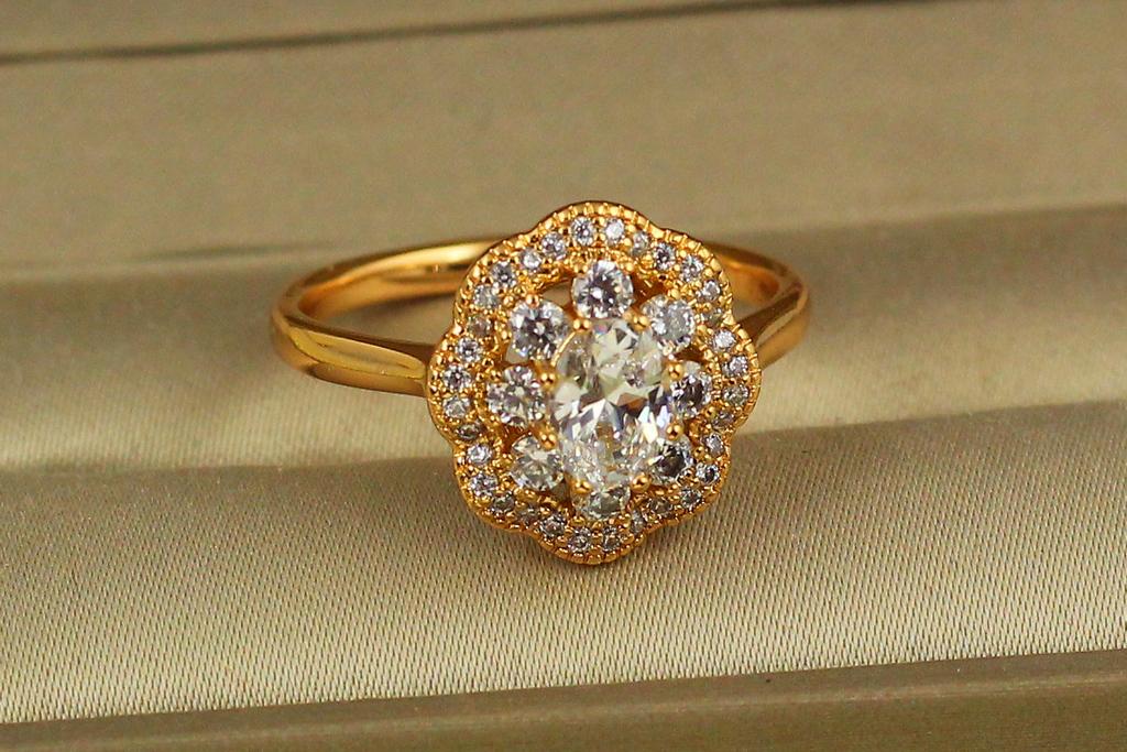 Кольцо Xuping Jewelry Вернисаж р. 20 Золотистый (27524028)