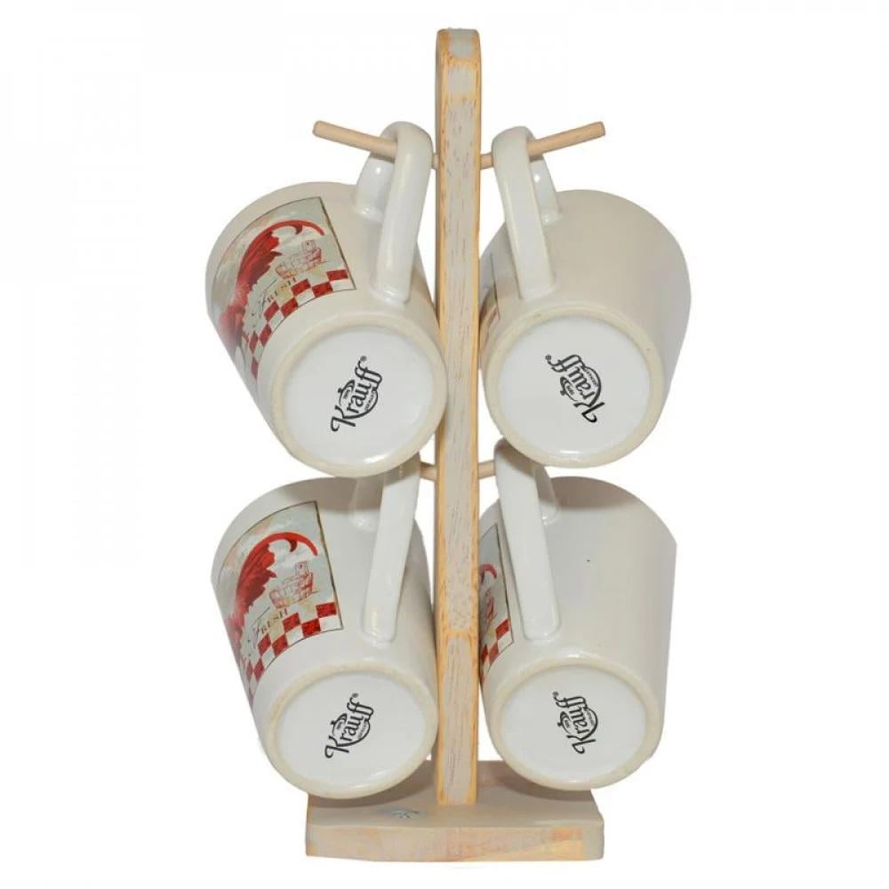 Набор чашек KRAUFF 24-269-005 Village 4 пр. 300 мл (430251)