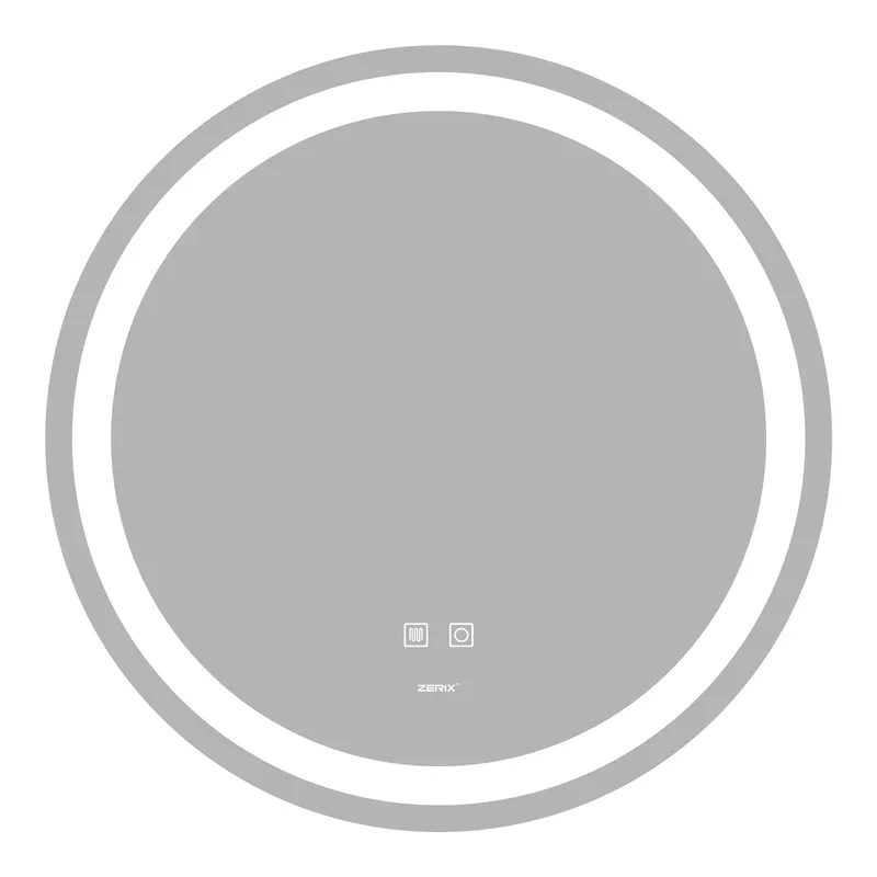 Зеркало для ванной комнаты Zerix Solo MC01-60 LED Touch/Anti-fog/димер/регулятор яркости (ZX6063)
