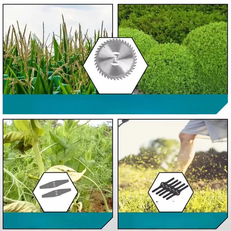 Тример садовий акумуляторний та колеса 48в2 2000 мАг (25273416) - фото 5 Тример садовий акумуляторний та колеса 48в2 2000 мАг (25273416) - фото 5