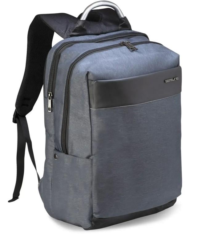 Міський рюкзак SEMI LINE P8002 USB 30 л Grey (63340)