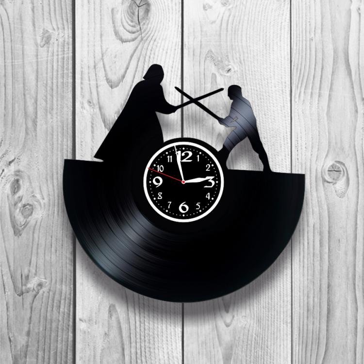 Часы настенные Звездные войны 0397 из виниловой пластинки