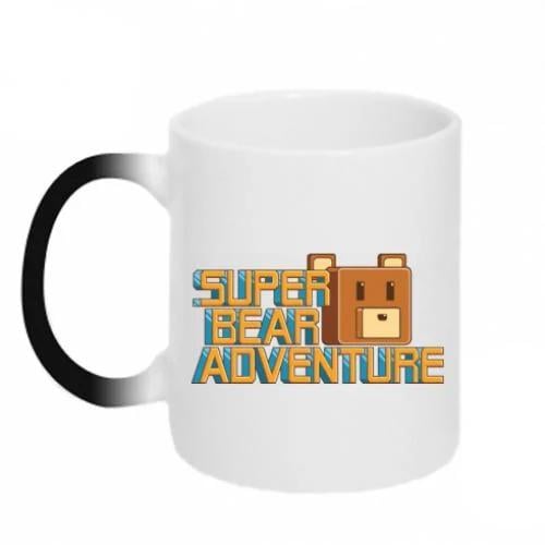 Чашка хамелеон Super Bear Adventure 320 мл Черно-белый (17961210-17-204682)