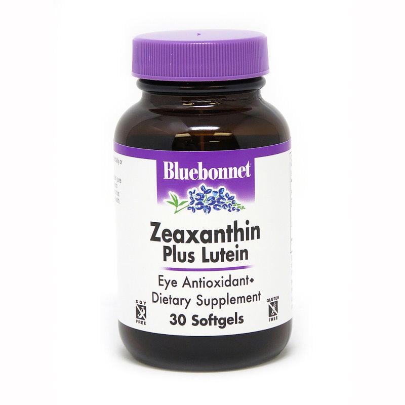 Натуральна добавка Bluebonnet Nutrition Zeaxanthin plus Lutein 30 капс. (5201)