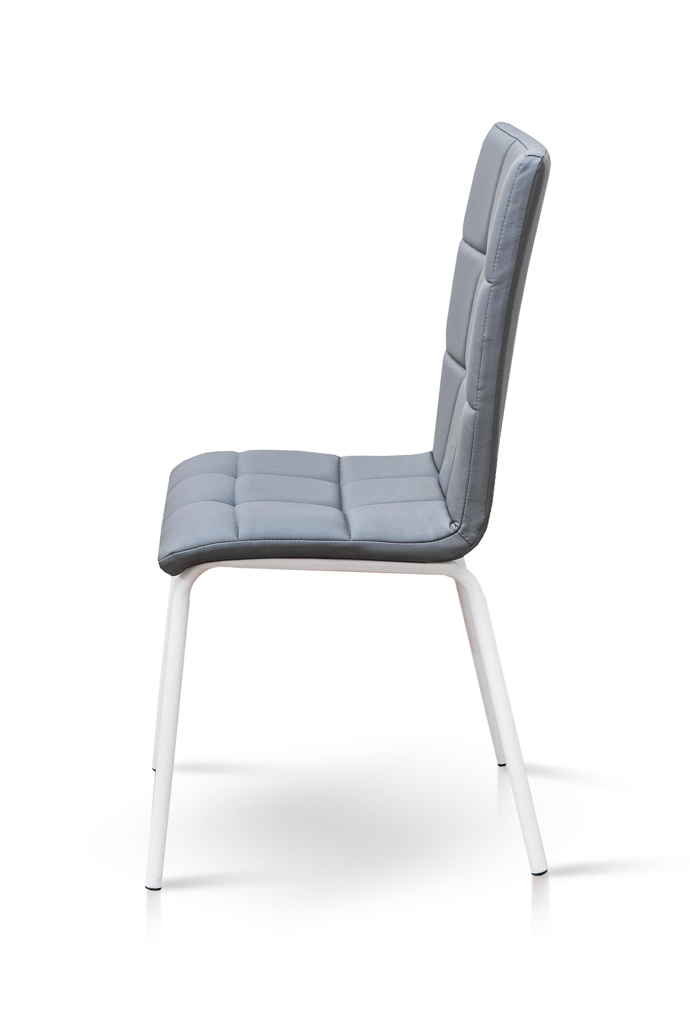 Стілець для кухні та вітальні Аманда Аманда 520х870х430 мм Білий/Сірий (GAА0053468) - фото 2 Стілець для кухні та вітальні Аманда Аманда 520х870х430 мм Білий/Сірий (GAА0053468) - фото 2