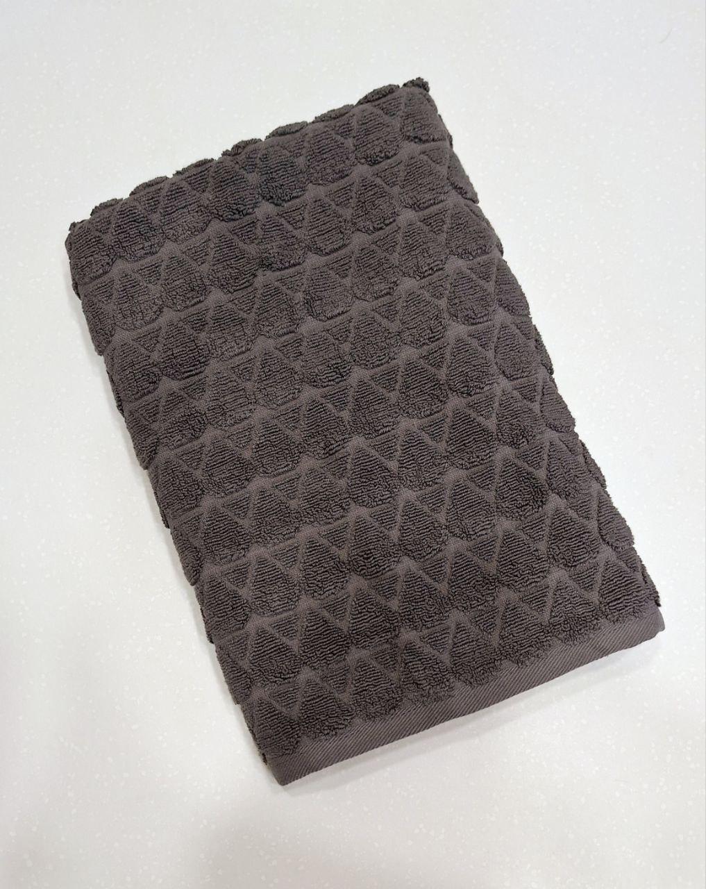 Полотенце махровое банное Luisa Lux Cotton 70x140 см Шоколадный (544)