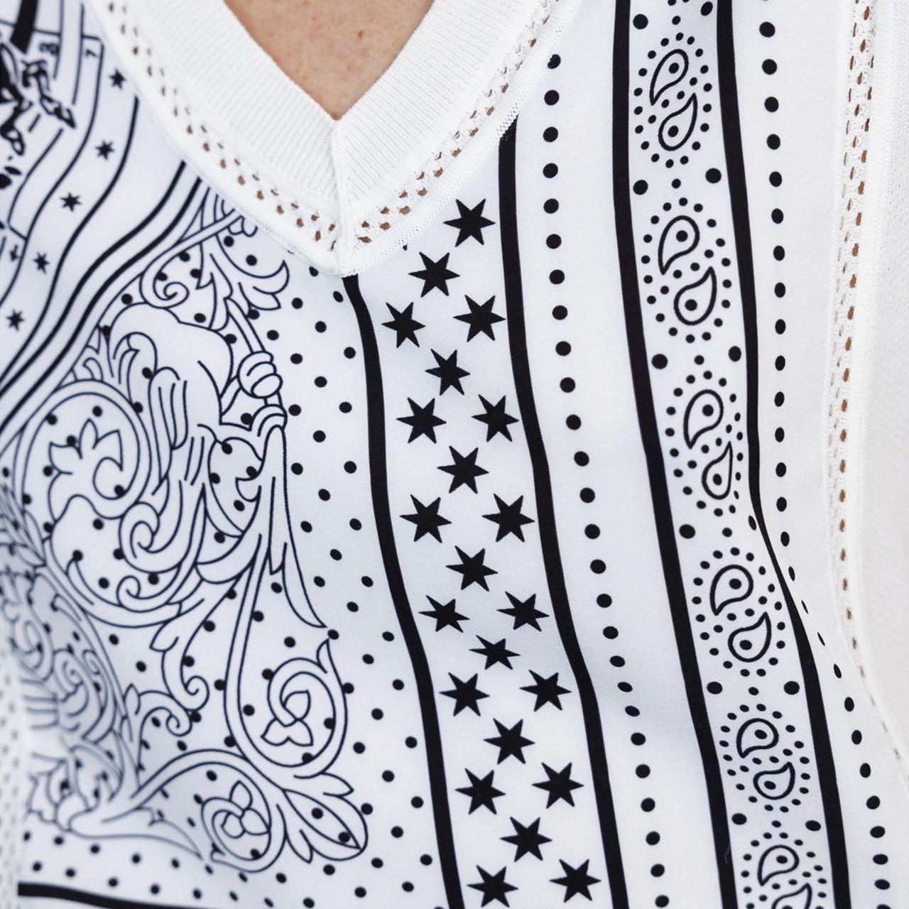 Блуза жіноча повсякденна Hermès White Astrologie Bandana S Білий (2588762892) - фото 4 Блуза жіноча повсякденна Hermès White Astrologie Bandana S Білий (2588762892) - фото 4