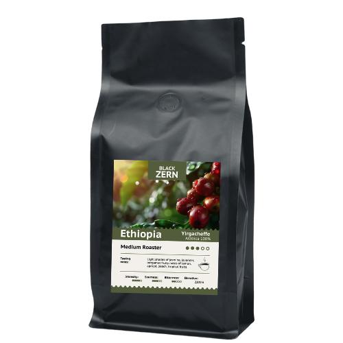 Кава в зернах BlackZern Арабіка Ефіопія Yirgacheffe 1 кг Кава в зернах BlackZern Арабіка Ефіопія Yirgacheffe 1 кг