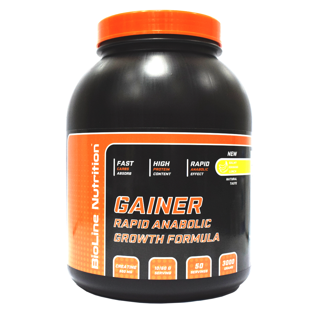 Гейнер BioLine Nutrition Rapid Anabolic Банан 3 кг