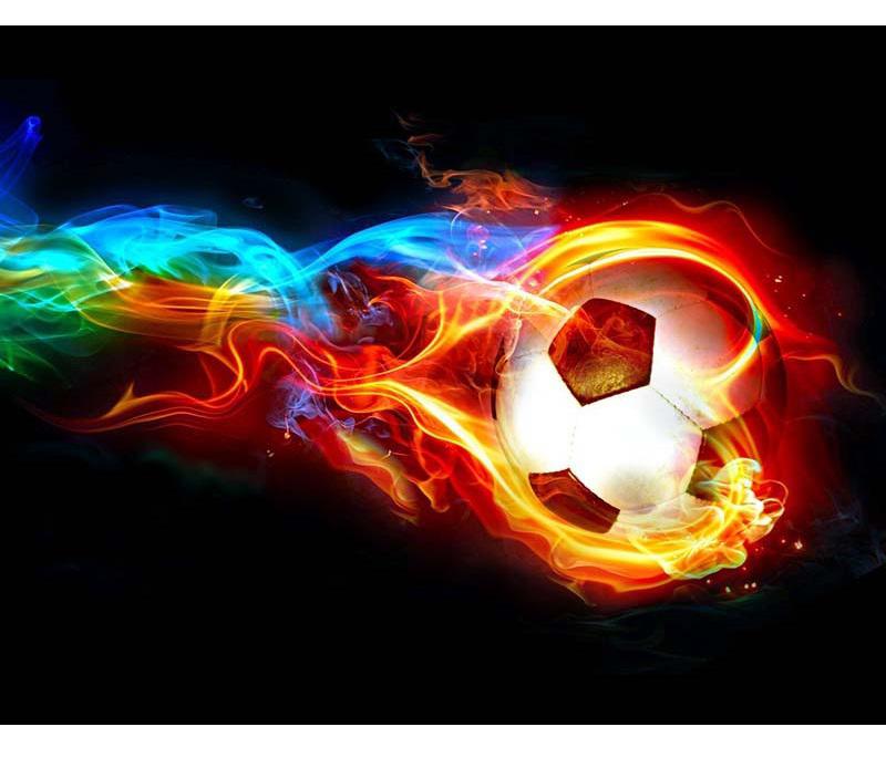 Алмазна вишивка Diy Вогняний м’яч 25х30 см