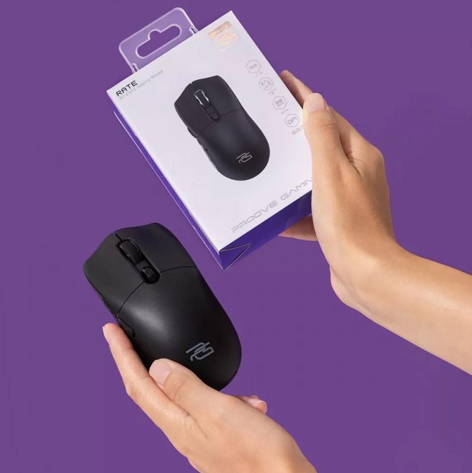 Мышь игровая беспроводная Proove Gaming Rate Black - фото 5