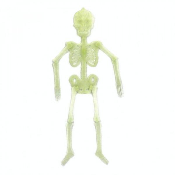 Декор на Хэллоуин Seta Скелет подвесной Белый светящийся (19-283)
