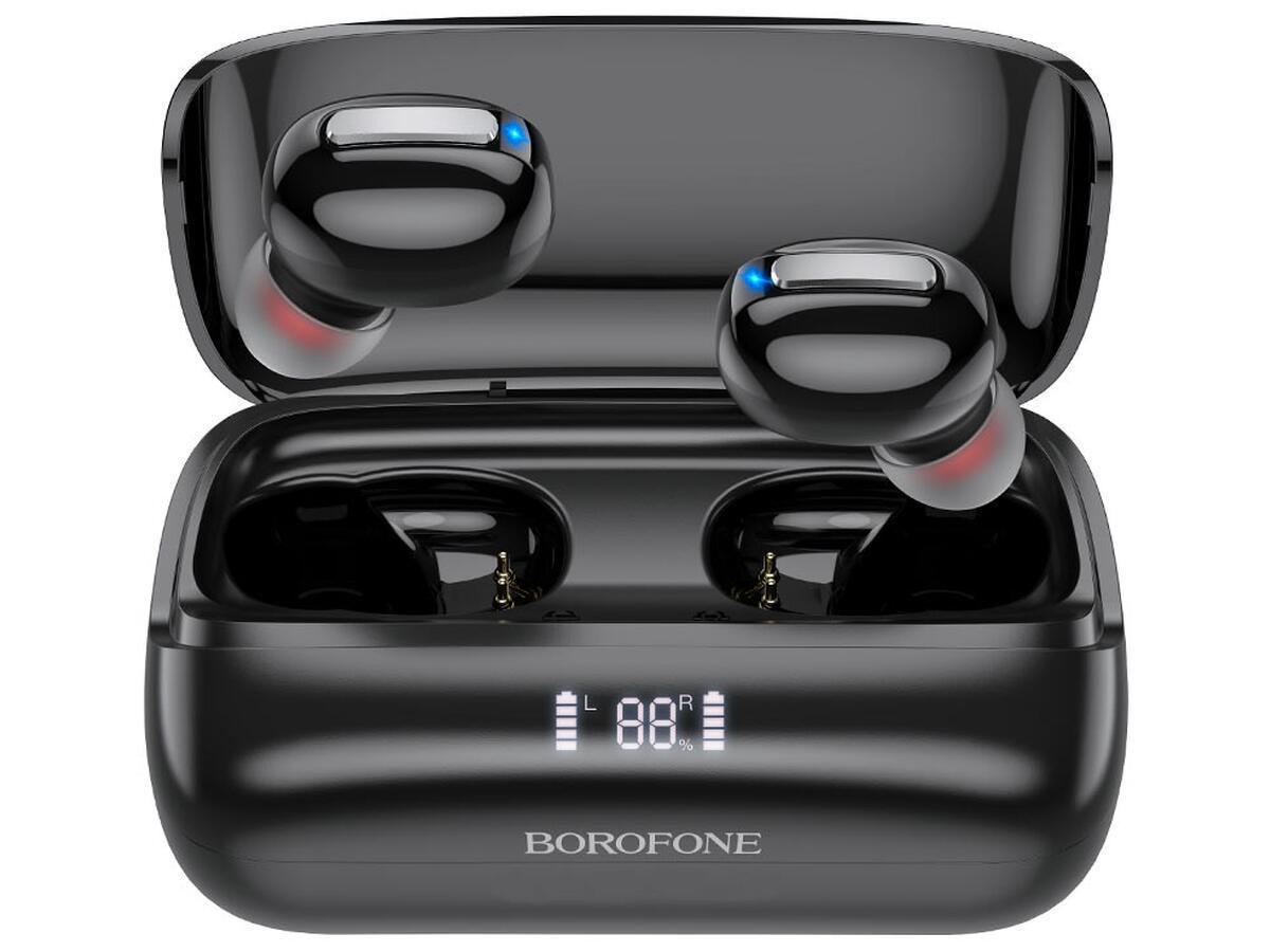 Беспроводные наушники Borofone с микрофоном Черный (BE55)