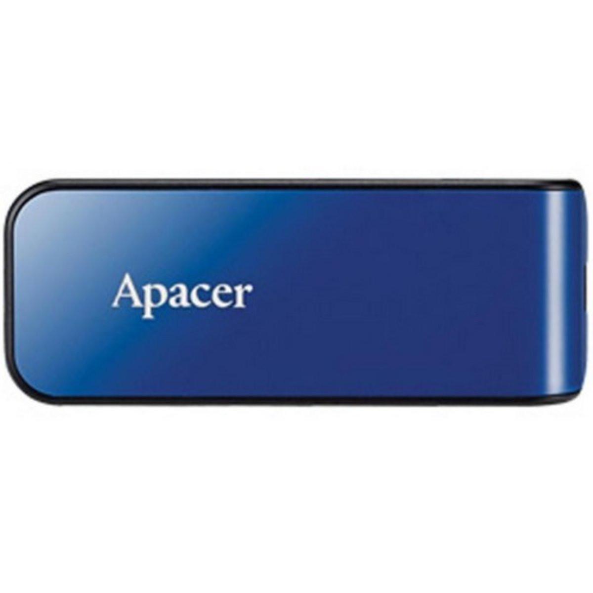 Flash Apacer USB 2.0 AH334 64Gb blue (29caa1-15304)