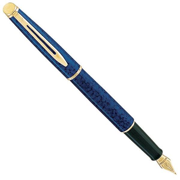 Пір'яна ручка Waterman Hemisphere Marbled Blue (GT 12 051) - фото 1