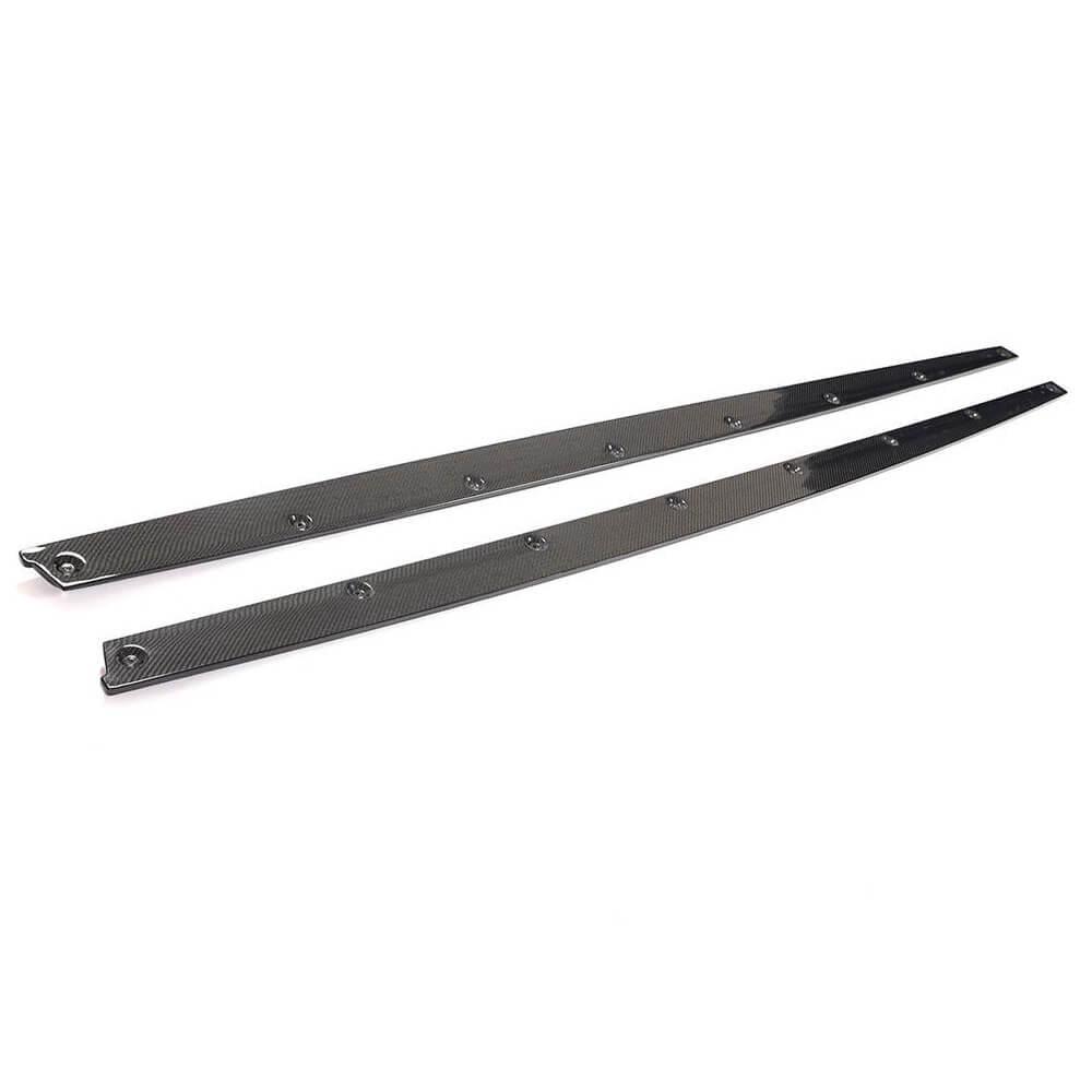 Накладки на пороги DDCarbon V1 для F80/BMW 3 F-30/31/34 2012-2019 гг. натуральный карбон (137166)