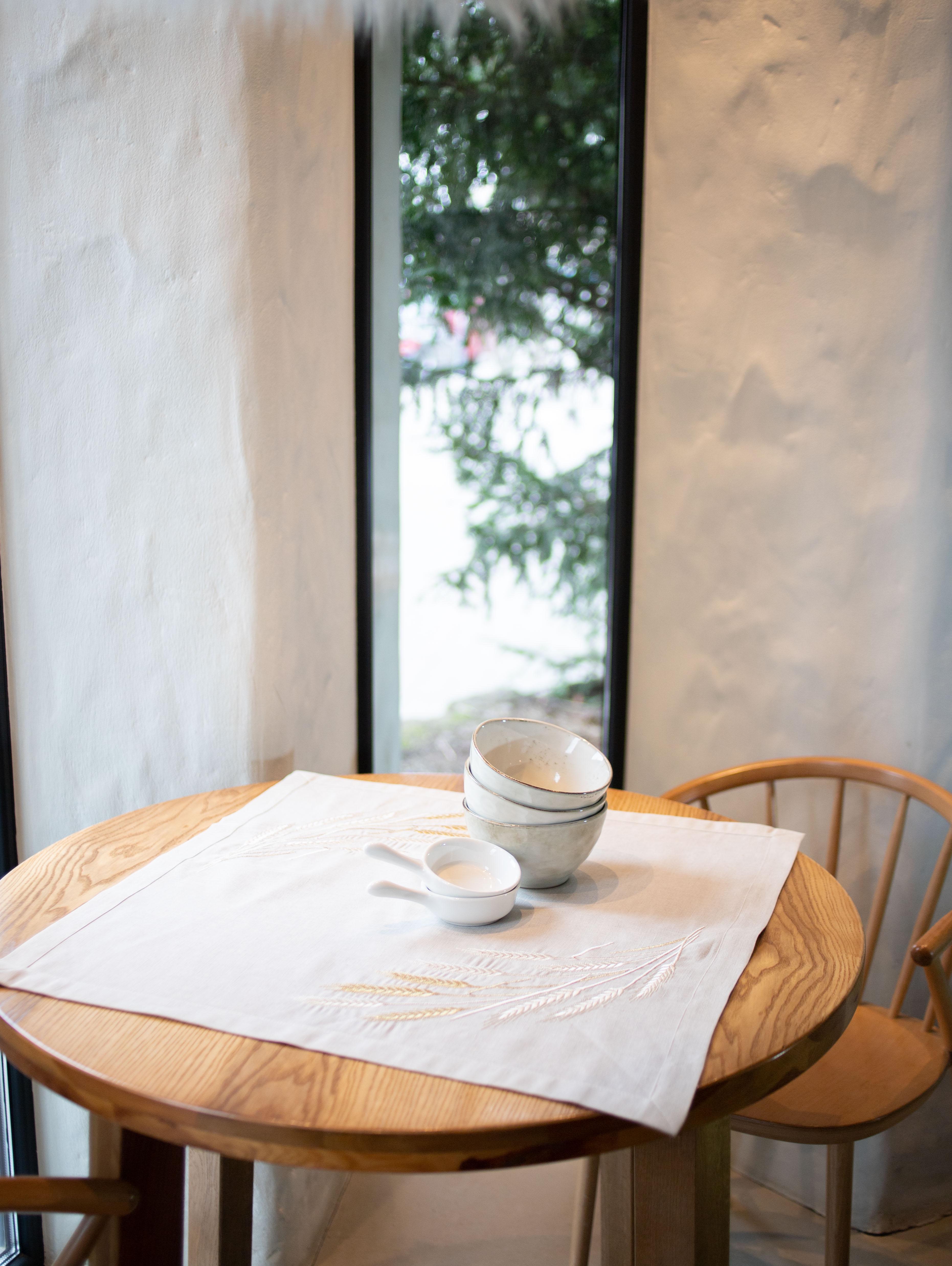 Серветка вишита Пшеничне поле 0,64х0,64 м (364-22/00) - фото 3