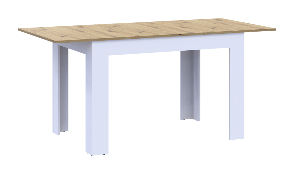 Стол Doros Флинт 120/170х80х78 см Белый/Дуб Артизан (41510130) - фото 5 Стол Doros Флинт 120/170х80х78 см Белый/Дуб Артизан (41510130) - фото 5